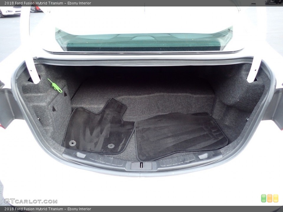 Ebony Interior Trunk for the 2018 Ford Fusion Hybrid Titanium #145127619