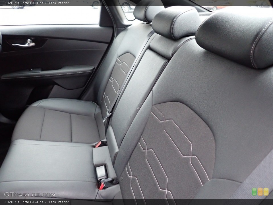 Black Interior Rear Seat for the 2020 Kia Forte GT-Line #145129608