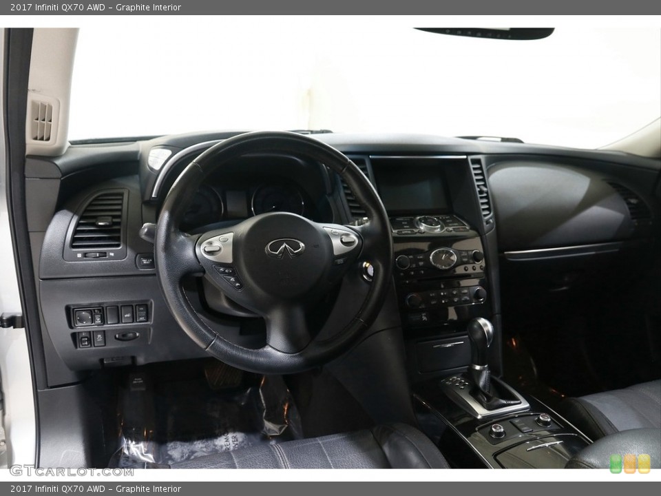 Graphite Interior Dashboard for the 2017 Infiniti QX70 AWD #145130265