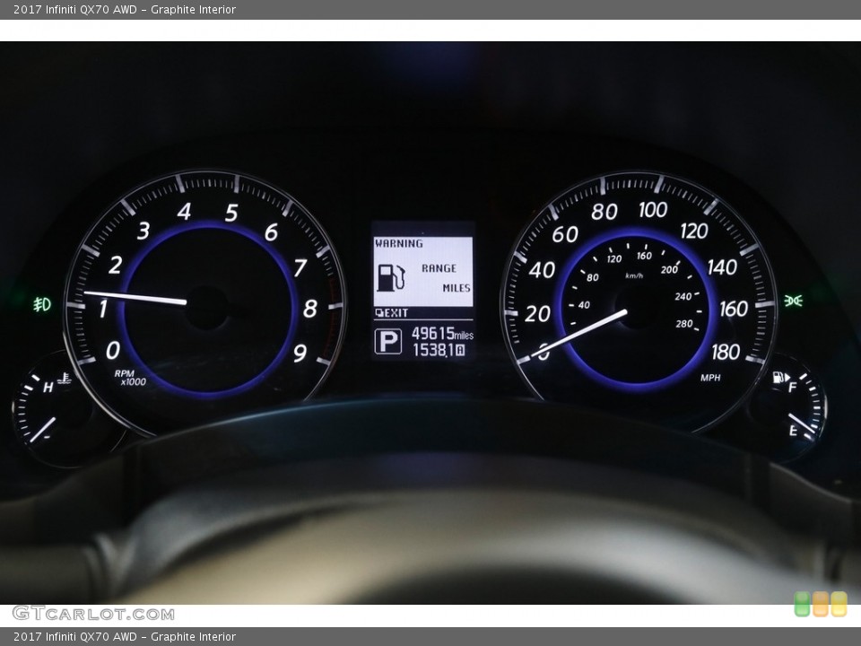 Graphite Interior Gauges for the 2017 Infiniti QX70 AWD #145130271