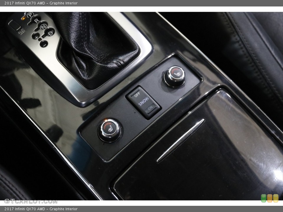 Graphite Interior Controls for the 2017 Infiniti QX70 AWD #145130292