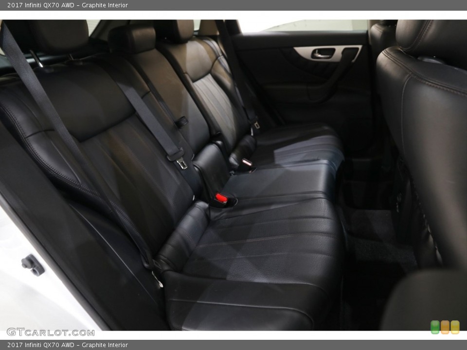 Graphite Interior Rear Seat for the 2017 Infiniti QX70 AWD #145130298