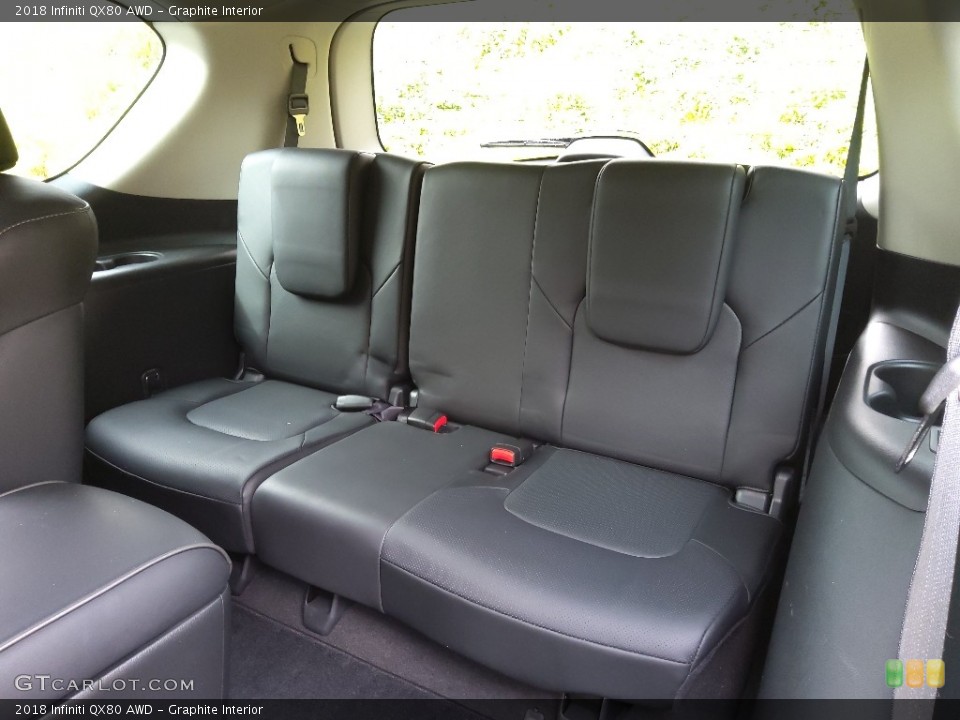 Graphite Interior Rear Seat for the 2018 Infiniti QX80 AWD #145131185