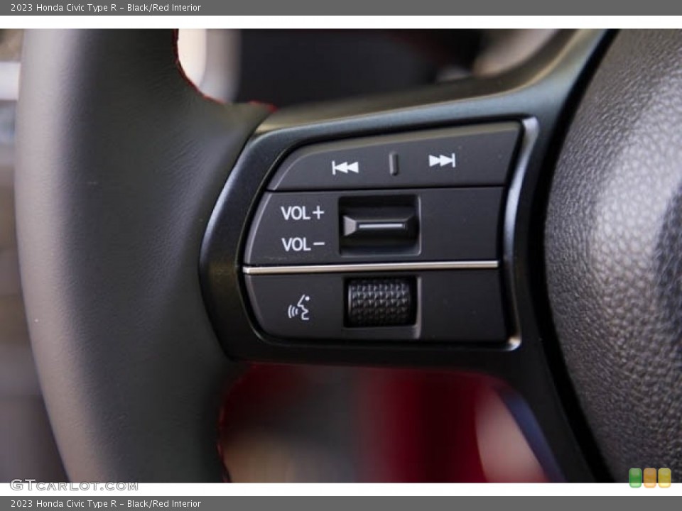 Black/Red Interior Steering Wheel for the 2023 Honda Civic Type R #145131658
