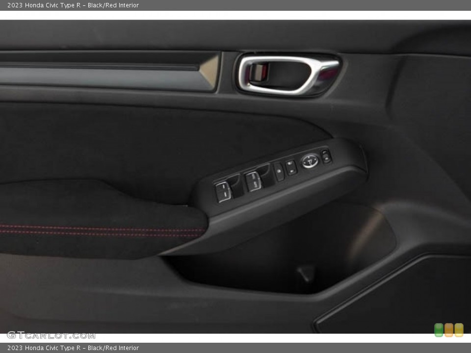 Black/Red Interior Door Panel for the 2023 Honda Civic Type R #145131916