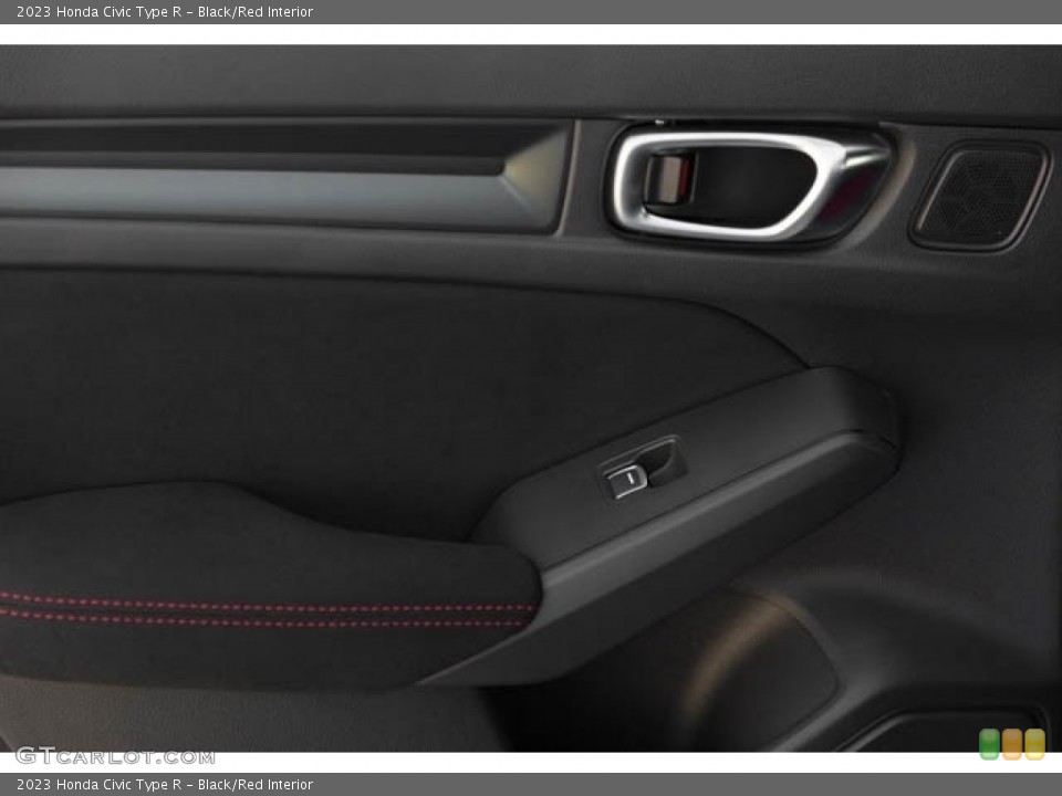 Black/Red Interior Door Panel for the 2023 Honda Civic Type R #145131955