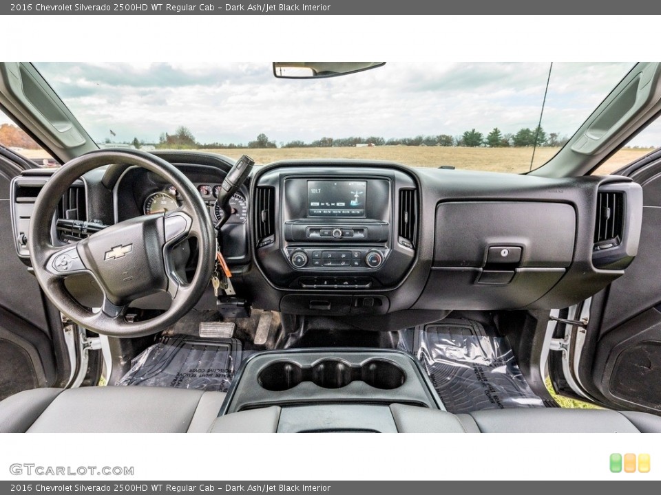 Dark Ash/Jet Black Interior Dashboard for the 2016 Chevrolet Silverado 2500HD WT Regular Cab #145132861