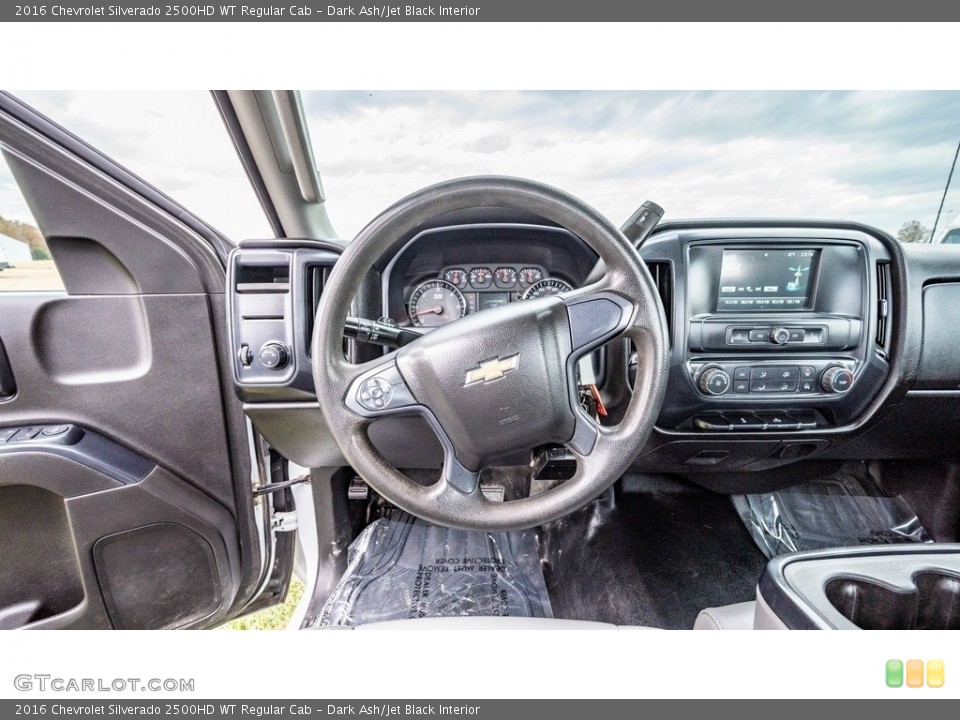 Dark Ash/Jet Black Interior Steering Wheel for the 2016 Chevrolet Silverado 2500HD WT Regular Cab #145132882