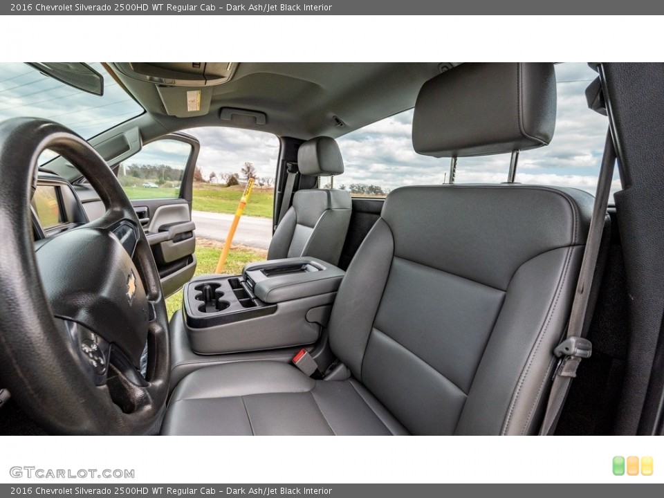 Dark Ash/Jet Black Interior Front Seat for the 2016 Chevrolet Silverado 2500HD WT Regular Cab #145132909