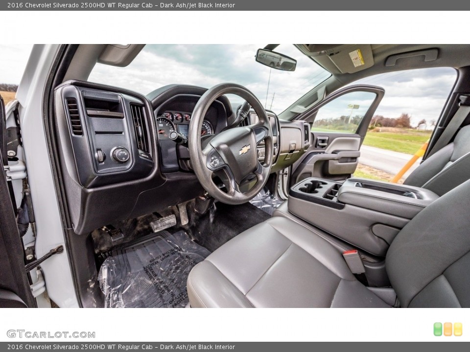 Dark Ash/Jet Black Interior Photo for the 2016 Chevrolet Silverado 2500HD WT Regular Cab #145132955