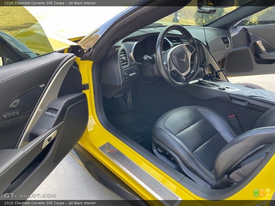 Jet Black Interior Photo for the 2016 Chevrolet Corvette Z06 Coupe #145133543