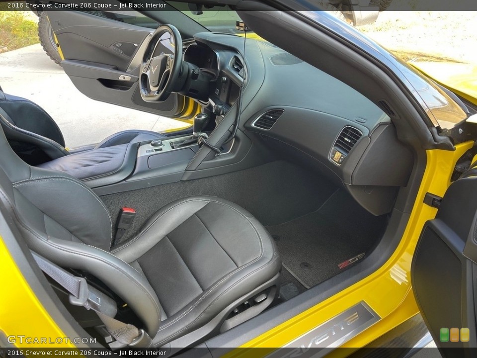 Jet Black Interior Front Seat for the 2016 Chevrolet Corvette Z06 Coupe #145133570