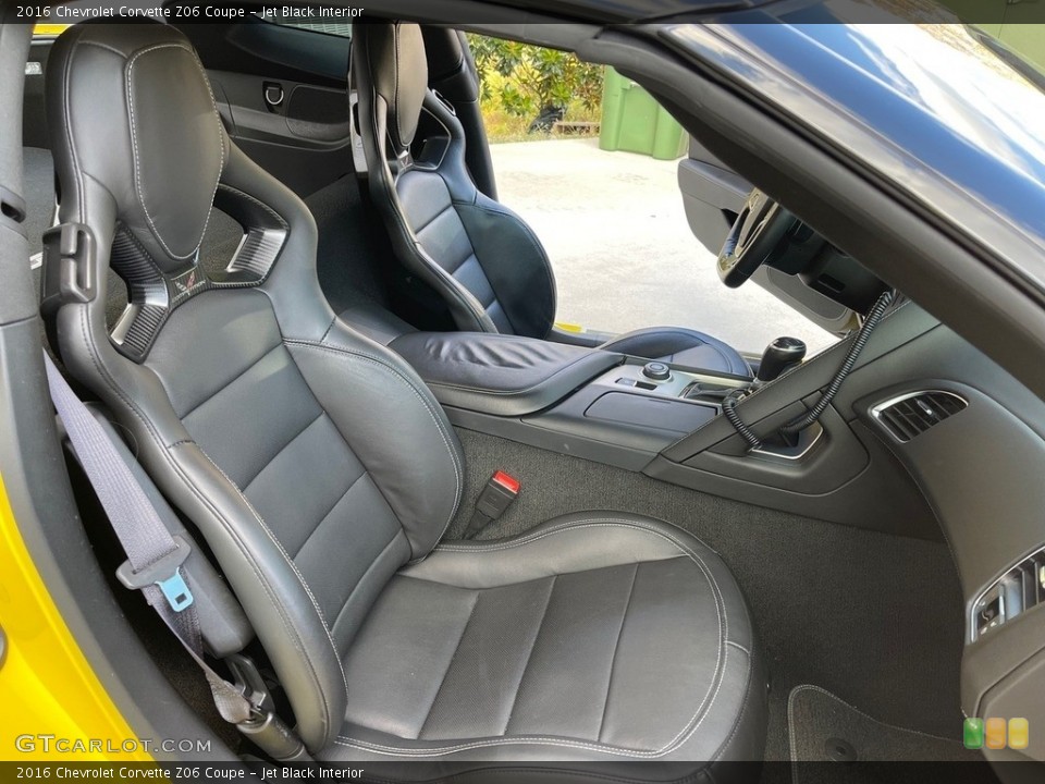 Jet Black Interior Front Seat for the 2016 Chevrolet Corvette Z06 Coupe #145133936