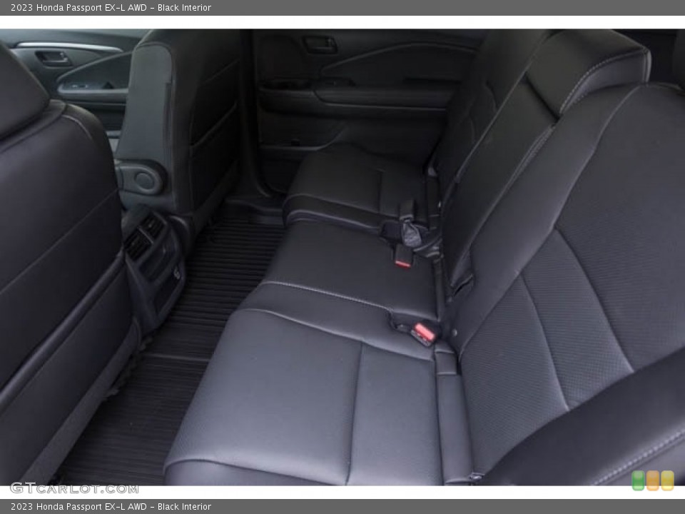 Black Interior Rear Seat for the 2023 Honda Passport EX-L AWD #145134629