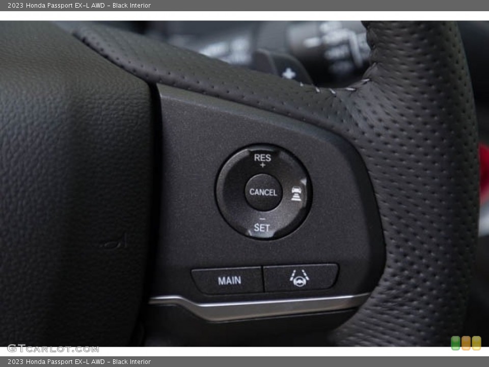 Black Interior Steering Wheel for the 2023 Honda Passport EX-L AWD #145134725