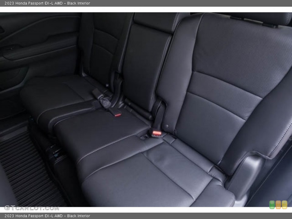 Black Interior Rear Seat for the 2023 Honda Passport EX-L AWD #145134836