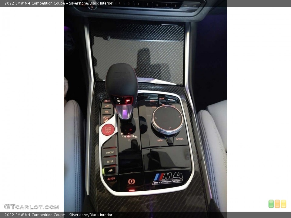 Silverstone/Black Interior Transmission for the 2022 BMW M4 Competition Coupe #145140171