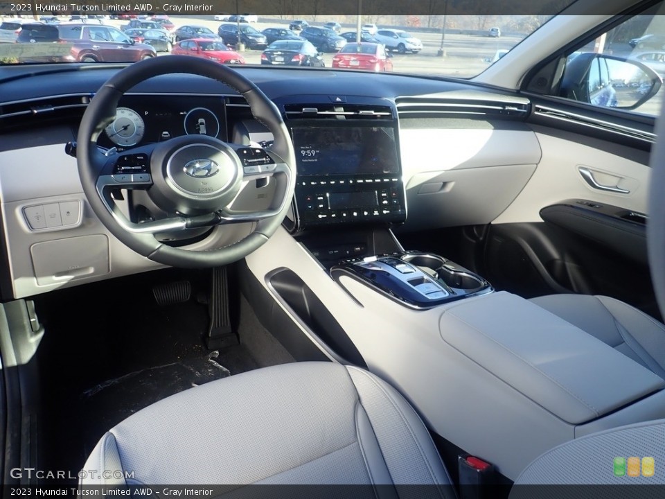 Gray Interior Photo for the 2023 Hyundai Tucson Limited AWD #145142646