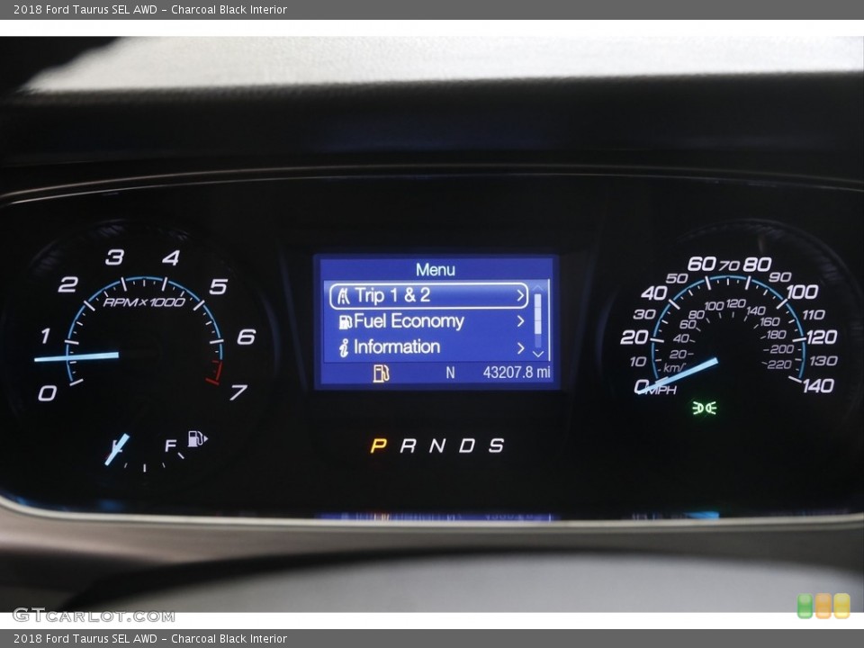 Charcoal Black Interior Gauges for the 2018 Ford Taurus SEL AWD #145144656