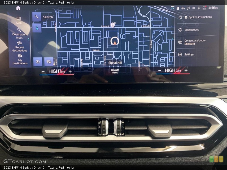 Tacora Red Interior Navigation for the 2023 BMW i4 Series eDrive40 #145146549