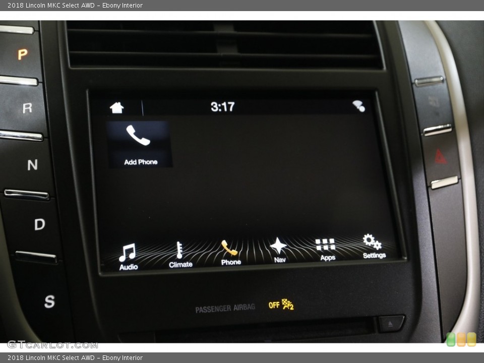 Ebony Interior Controls for the 2018 Lincoln MKC Select AWD #145147299