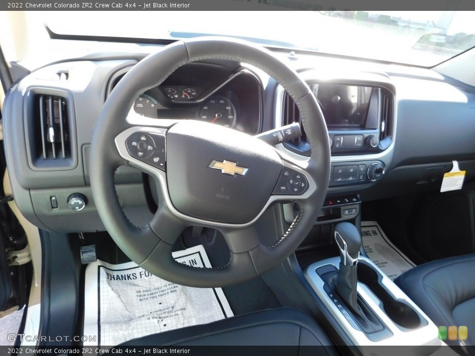 Jet Black Interior Steering Wheel for the 2022 Chevrolet Colorado ZR2 Crew Cab 4x4 #145150981