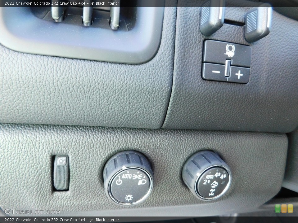 Jet Black Interior Controls for the 2022 Chevrolet Colorado ZR2 Crew Cab 4x4 #145150993
