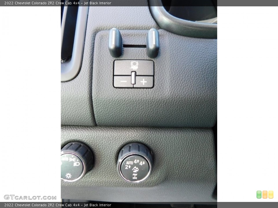 Jet Black Interior Controls for the 2022 Chevrolet Colorado ZR2 Crew Cab 4x4 #145150996