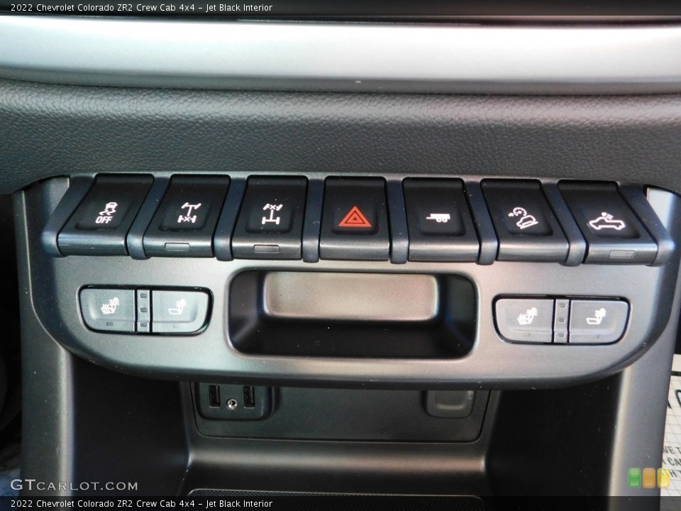 Jet Black Interior Controls for the 2022 Chevrolet Colorado ZR2 Crew Cab 4x4 #145151020