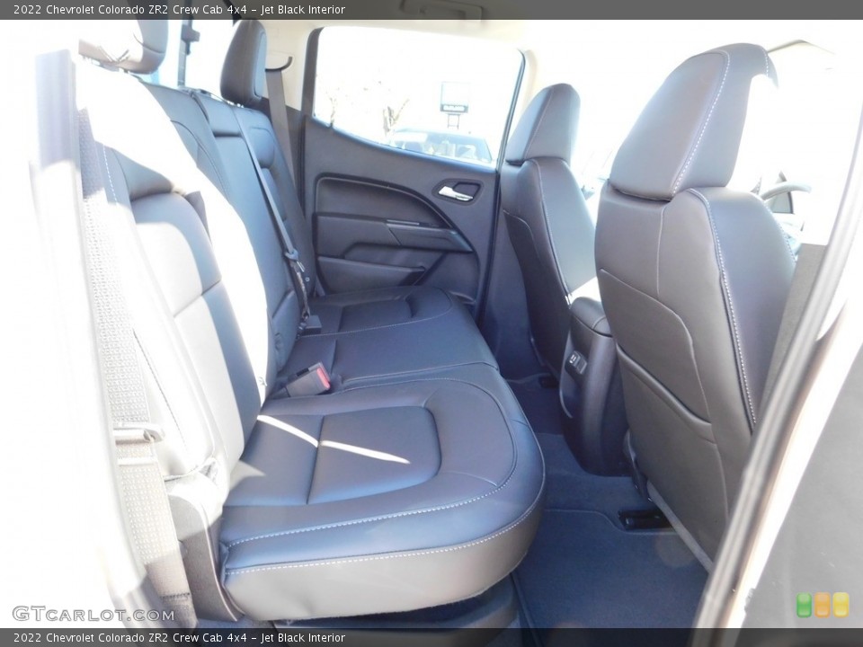 Jet Black Interior Rear Seat for the 2022 Chevrolet Colorado ZR2 Crew Cab 4x4 #145151053
