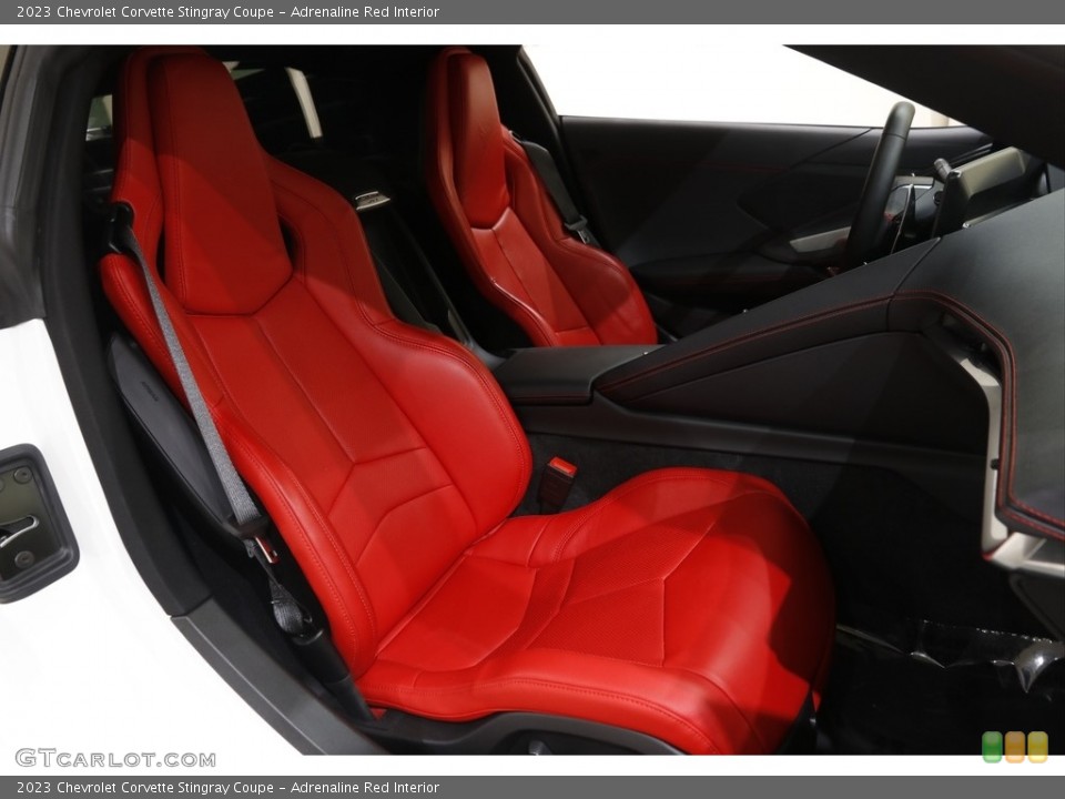 Adrenaline Red Interior Front Seat for the 2023 Chevrolet Corvette Stingray Coupe #145153648