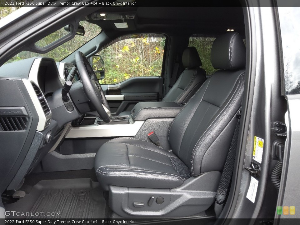 Black Onyx Interior Photo for the 2022 Ford F250 Super Duty Tremor Crew Cab 4x4 #145155874