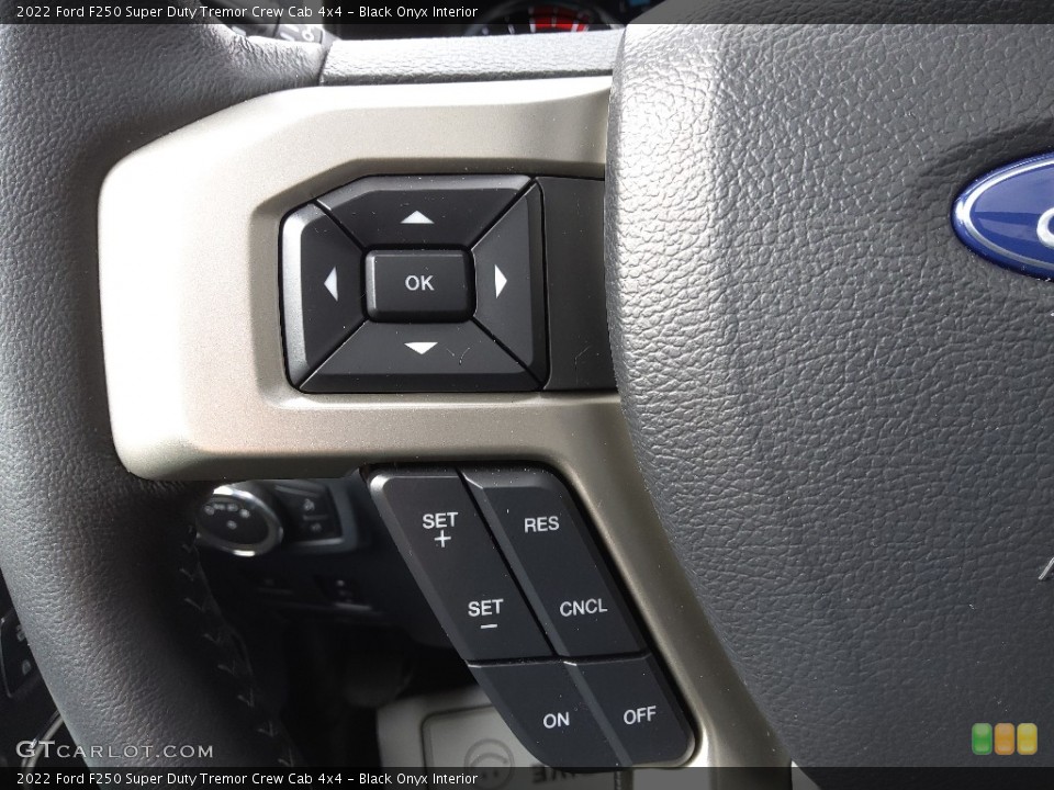 Black Onyx Interior Steering Wheel for the 2022 Ford F250 Super Duty Tremor Crew Cab 4x4 #145155964