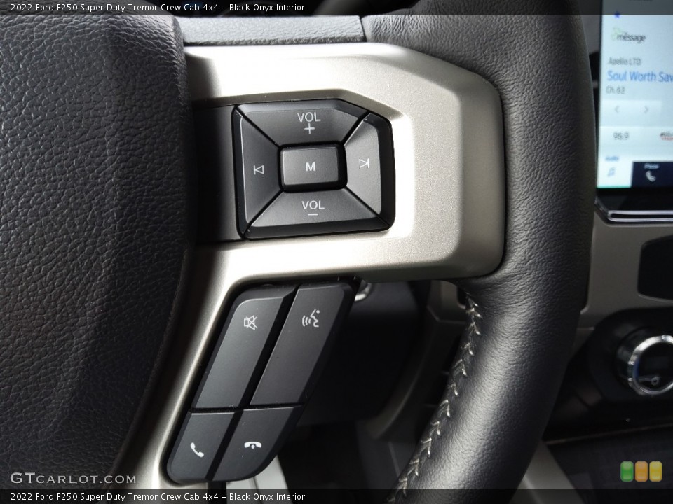 Black Onyx Interior Steering Wheel for the 2022 Ford F250 Super Duty Tremor Crew Cab 4x4 #145155979
