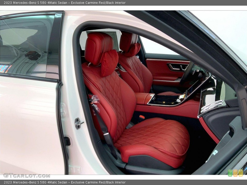 Exclusive Carmine Red/Black Interior Photo for the 2023 Mercedes-Benz S 580 4Matic Sedan #145157275