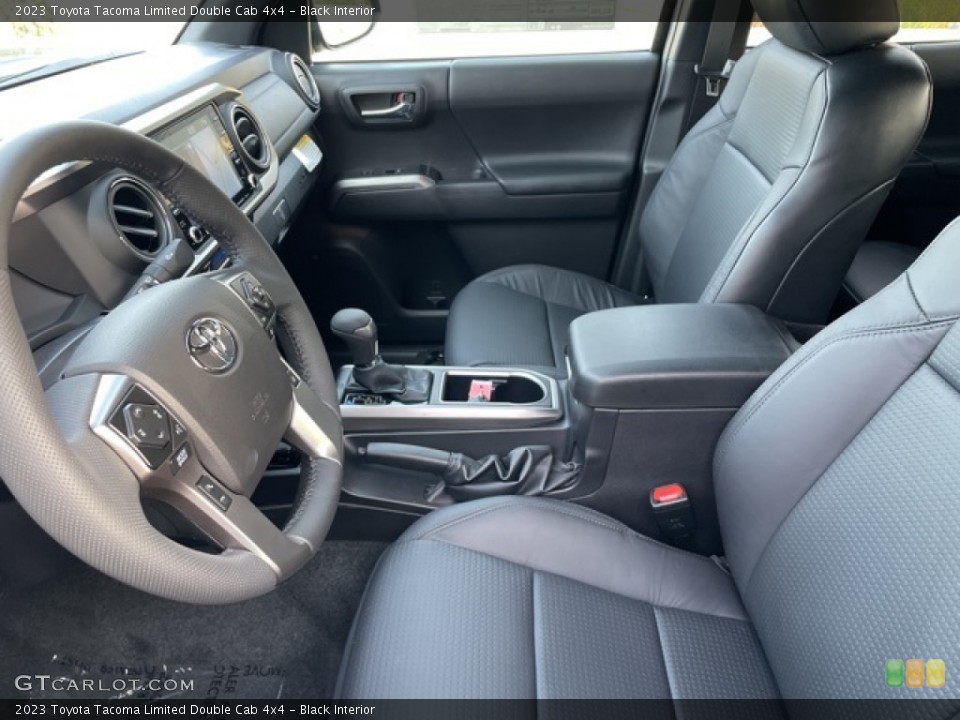 Black Interior Front Seat for the 2023 Toyota Tacoma Limited Double Cab 4x4 #145157737