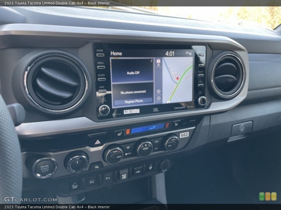 Black Interior Controls for the 2023 Toyota Tacoma Limited Double Cab 4x4 #145157755