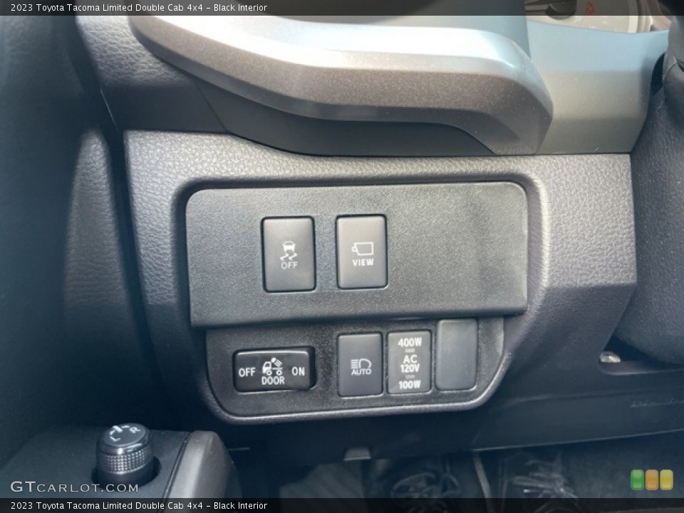 Black Interior Controls for the 2023 Toyota Tacoma Limited Double Cab 4x4 #145158013