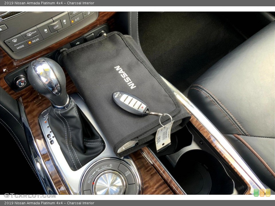 Charcoal Interior Transmission for the 2019 Nissan Armada Platinum 4x4 #145158058