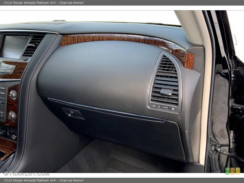 Charcoal Interior Dashboard for the 2019 Nissan Armada Platinum 4x4 #145158178