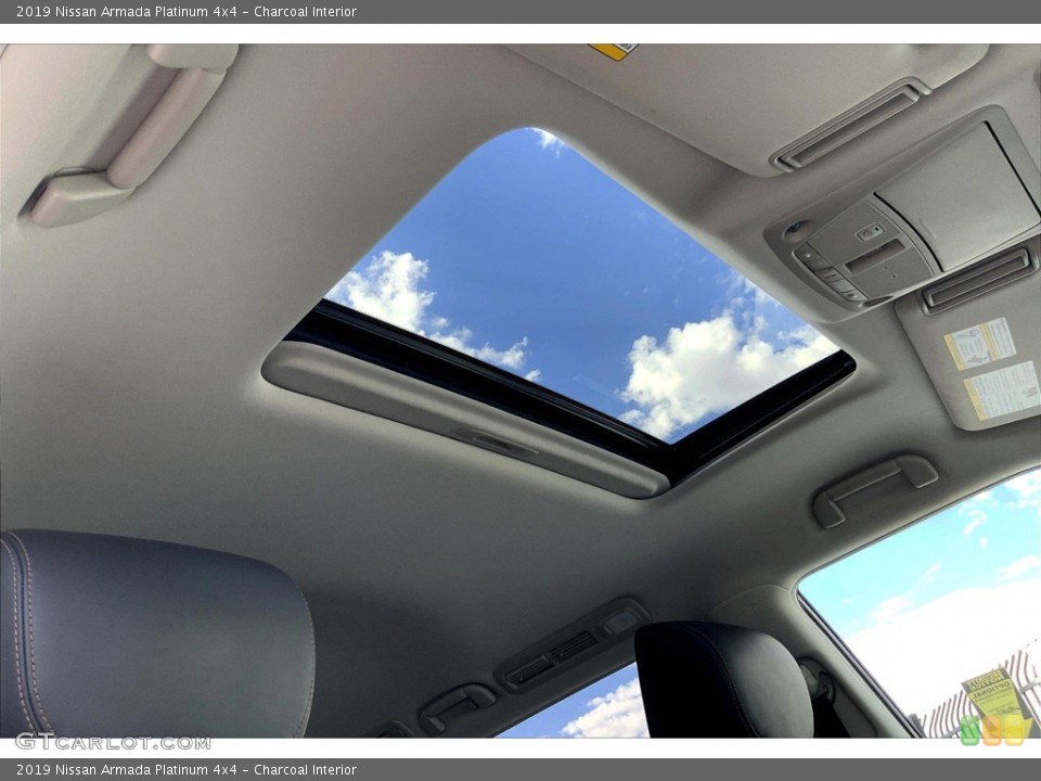 Charcoal Interior Sunroof for the 2019 Nissan Armada Platinum 4x4 #145158364