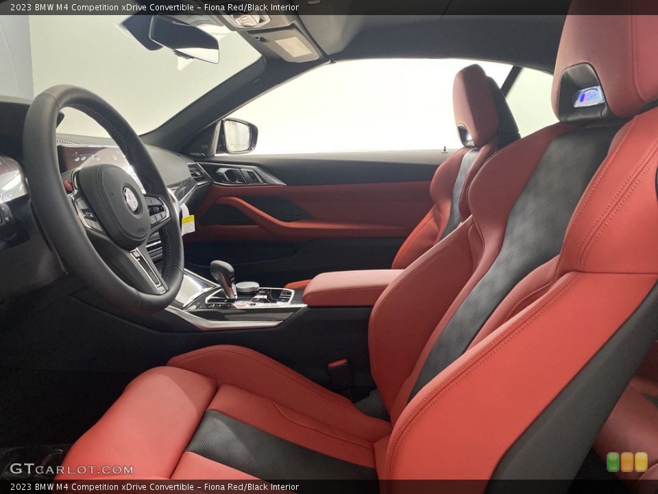 Fiona Red/Black Interior Front Seat for the 2023 BMW M4 Competition xDrive Convertible #145159699