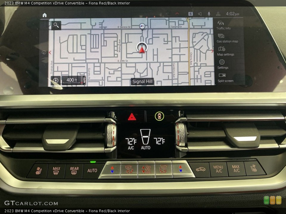 Fiona Red/Black Interior Navigation for the 2023 BMW M4 Competition xDrive Convertible #145159858