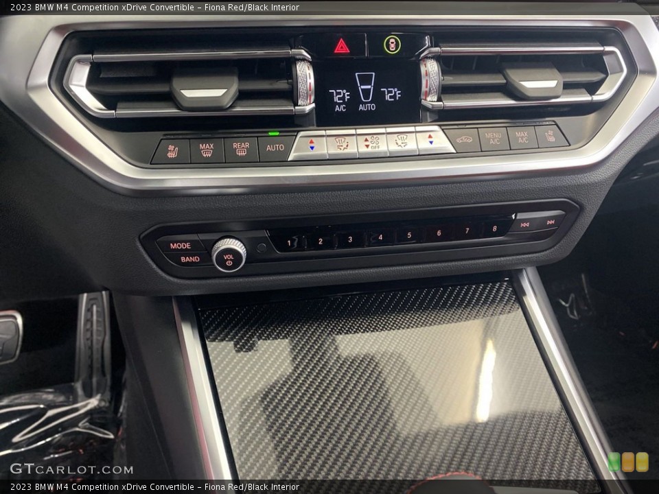 Fiona Red/Black Interior Controls for the 2023 BMW M4 Competition xDrive Convertible #145159912