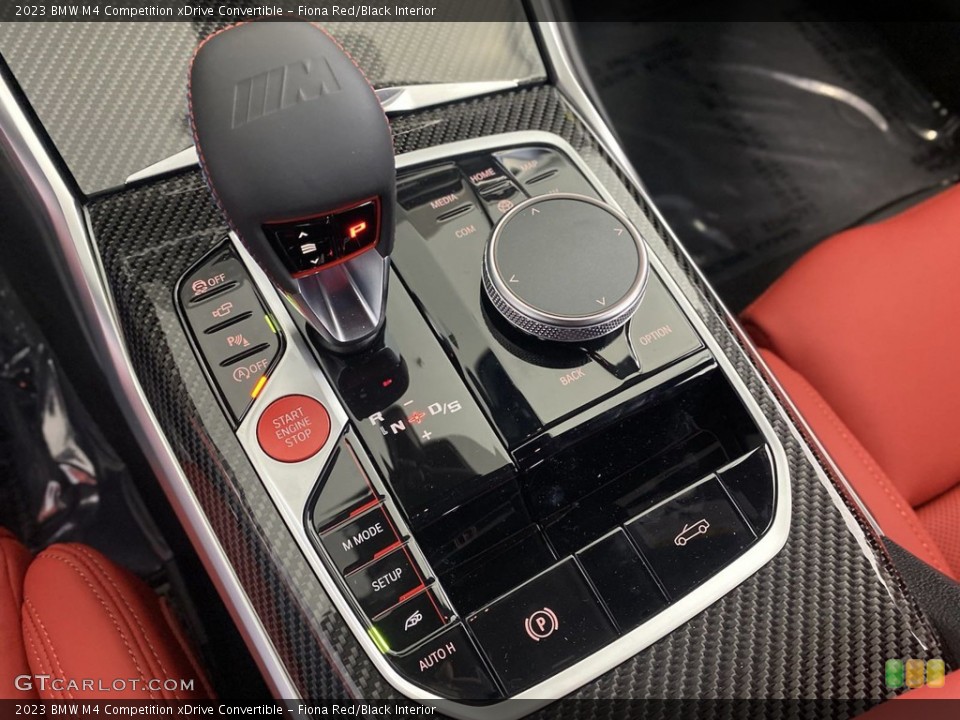 Fiona Red/Black Interior Transmission for the 2023 BMW M4 Competition xDrive Convertible #145159936