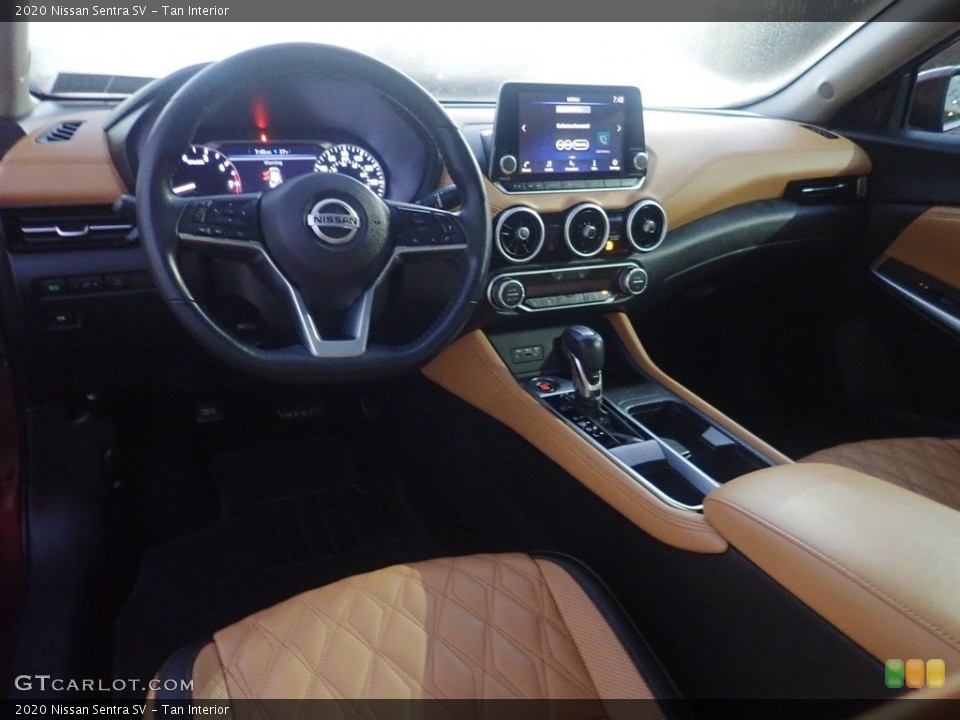 Tan Interior Photo for the 2020 Nissan Sentra SV #145161025