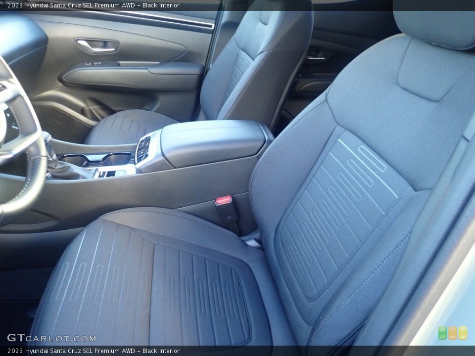 Black Interior Front Seat for the 2023 Hyundai Santa Cruz SEL Premium AWD #145161582