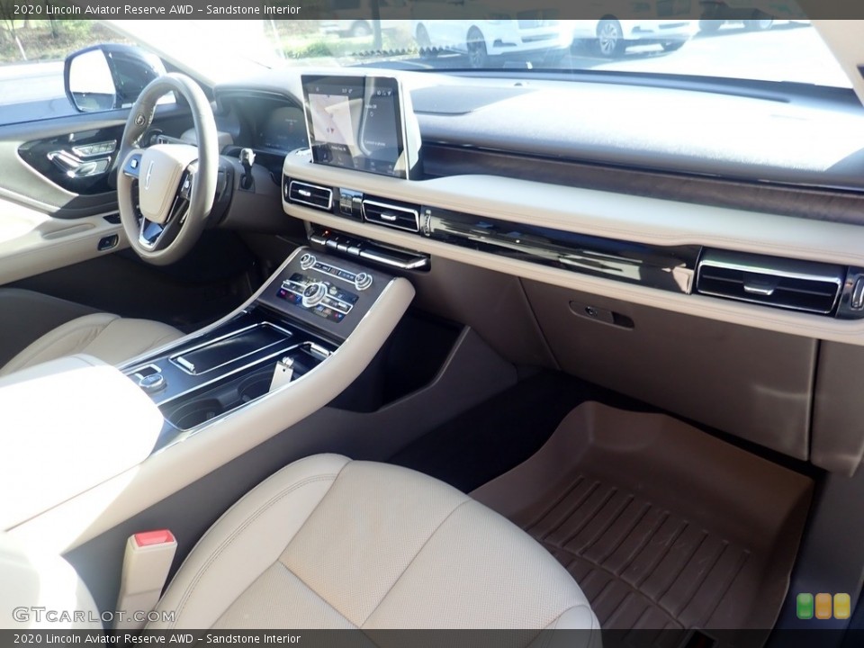 Sandstone Interior Dashboard for the 2020 Lincoln Aviator Reserve AWD #145161685