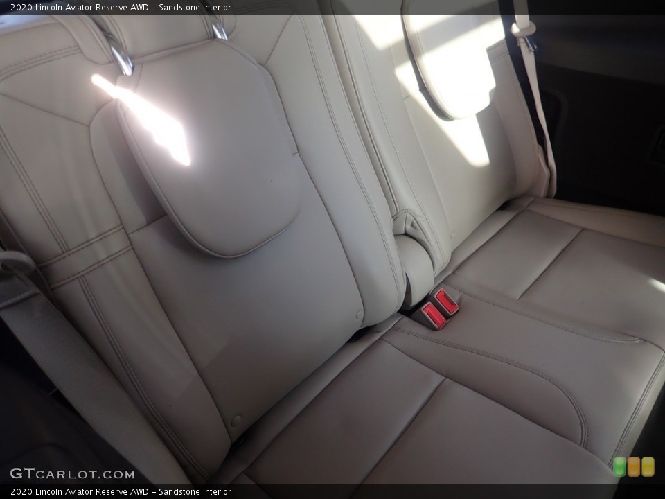 Sandstone Interior Rear Seat for the 2020 Lincoln Aviator Reserve AWD #145161718