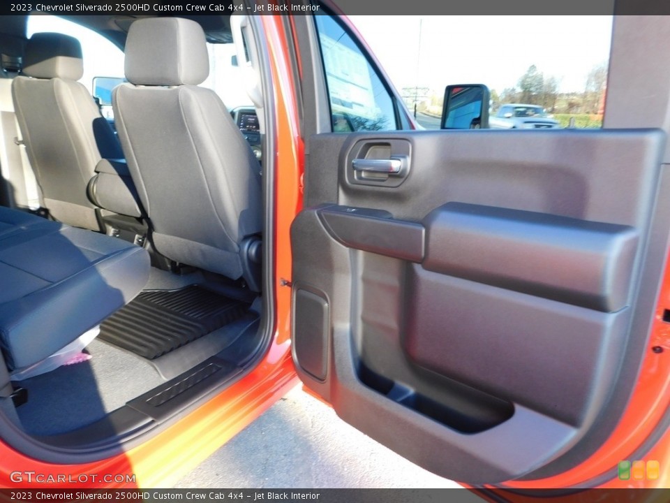 Jet Black Interior Door Panel for the 2023 Chevrolet Silverado 2500HD Custom Crew Cab 4x4 #145162024